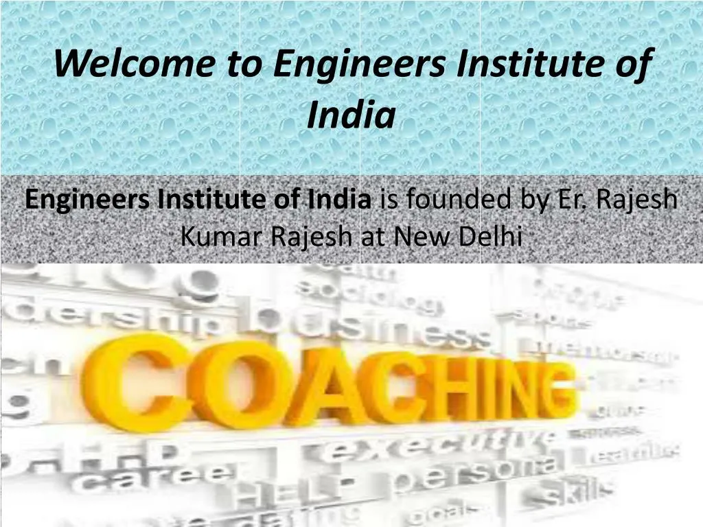 welcome to engineers institute of india
