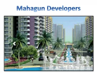 Mahagun developers - slide 1