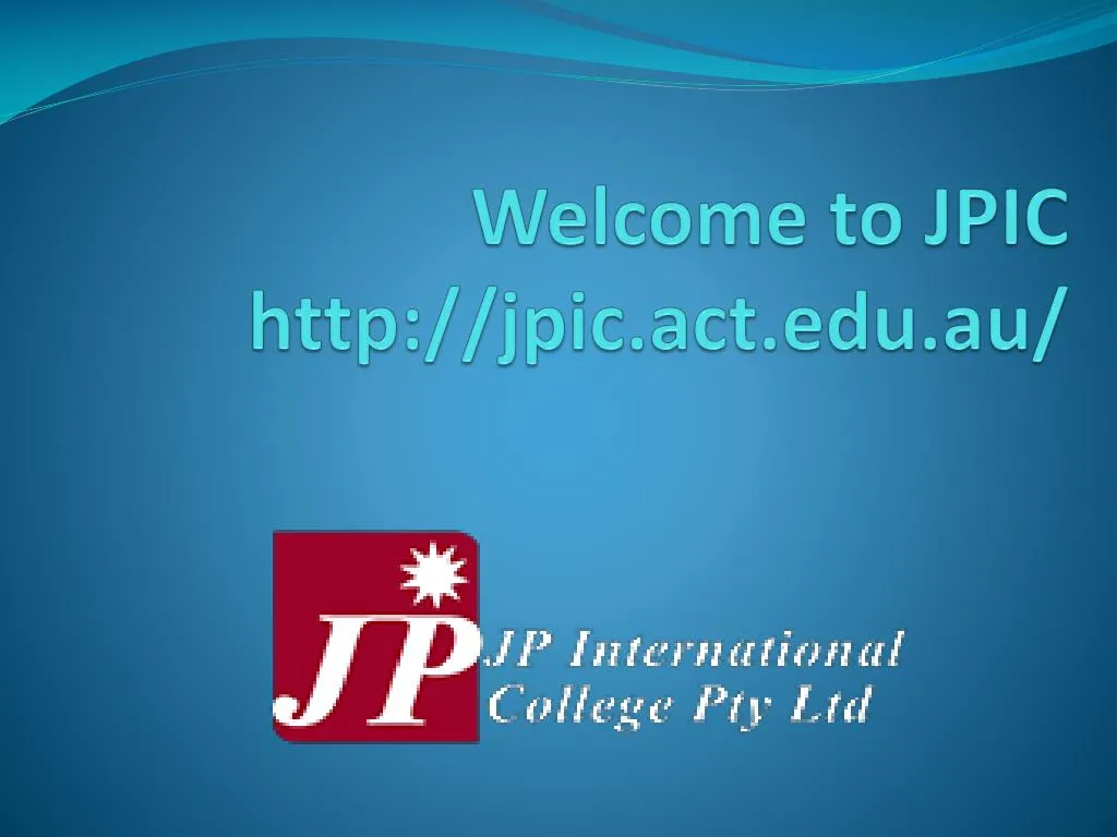 welcome to jpic http jpic act edu au