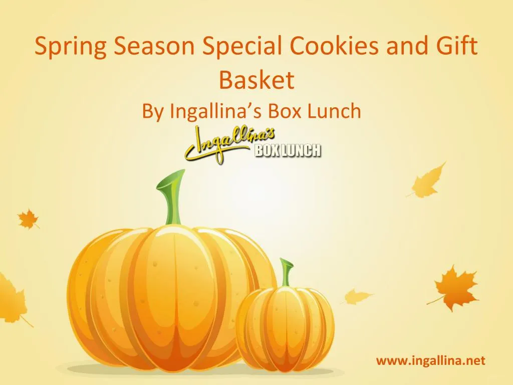 spring season special cookies and gift basket