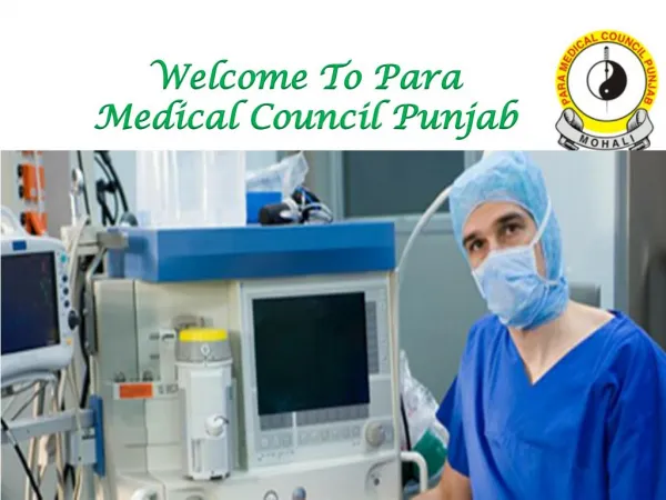 Welcome To Para Medical Council Punjab