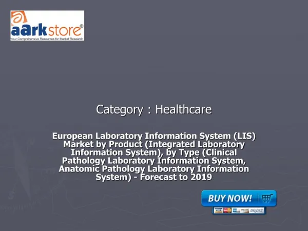 European Laboratory Information System (LIS) Market by Produ