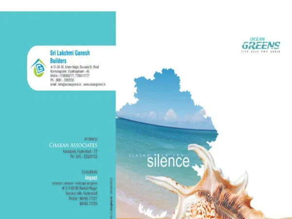 Apartments for sale in Vizag/Ocean Greens
