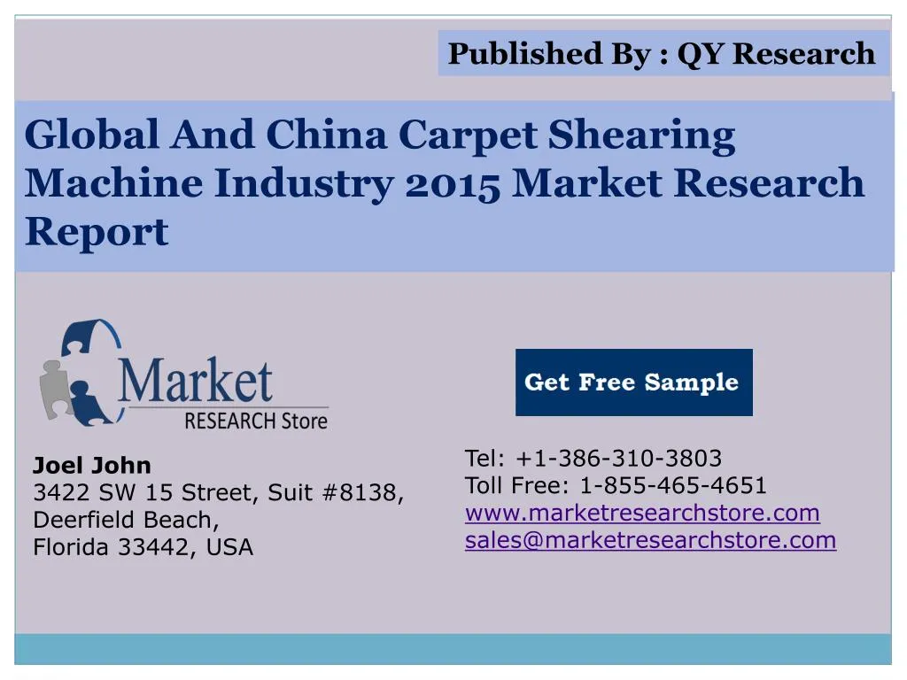global and china carpet shearing machine industry 2015 market research report