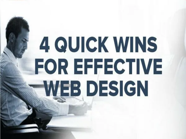 4 Quick Wins for Effective Web Design