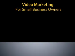 video marketing for small business - slide 1