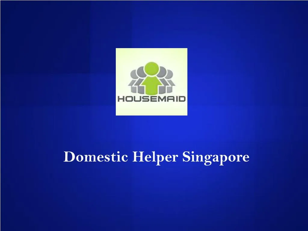 domestic helper singapore