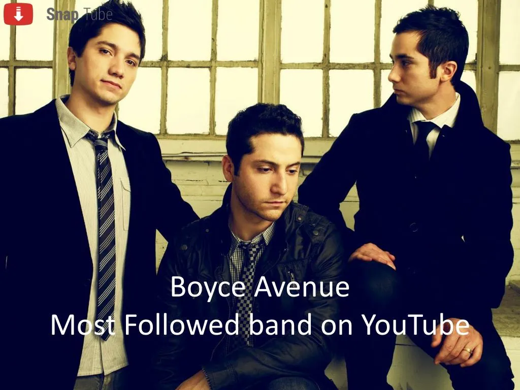 boyce avenue most followed band on youtube