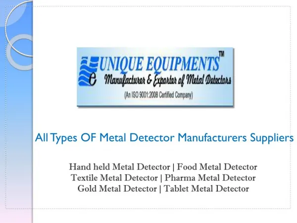 Hand Held Metal Detector Manufacturers Suppliers
