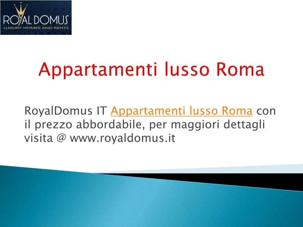 appartamenti lusso roma