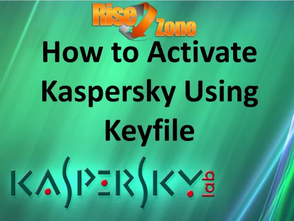 How to Activate Kaspersky Using Keyfile
