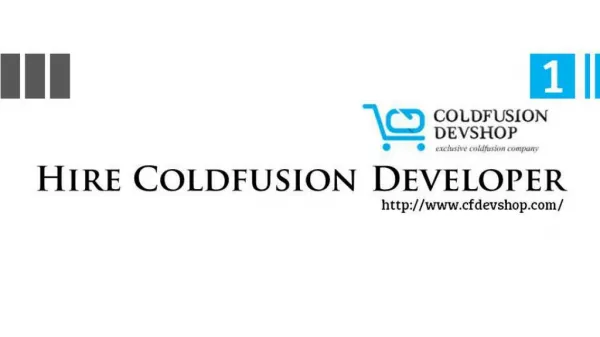 Hire Expert Coldfusion Developer
