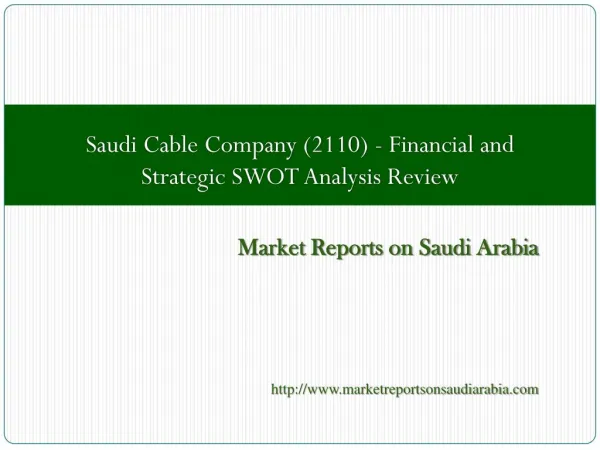 Saudi Cable Company (2110)