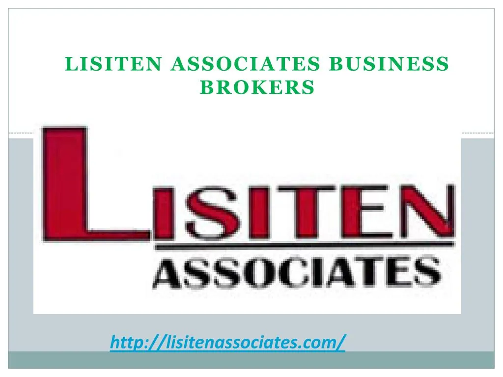 lisiten associates business brokers