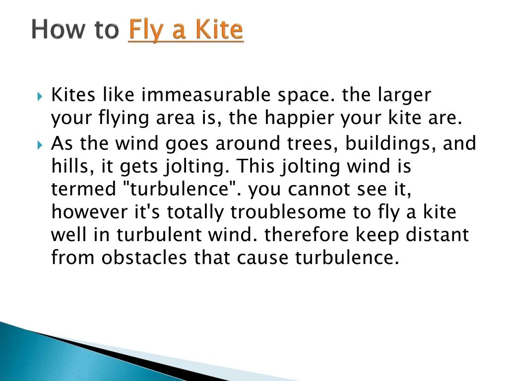 how to fly a kite