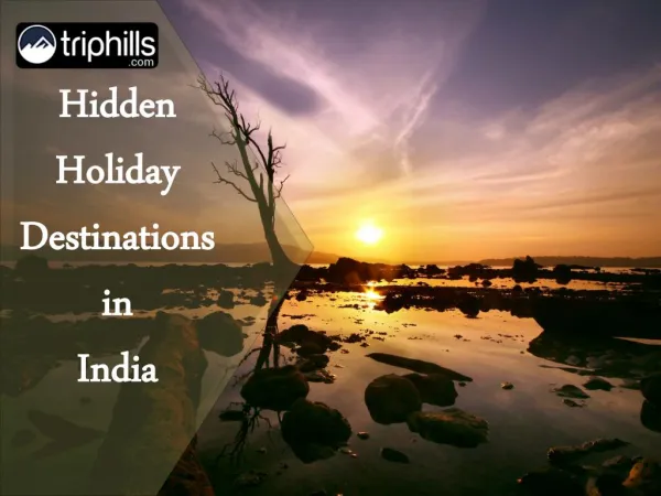 10 Hidden Hill Station Holiday Destinations in India