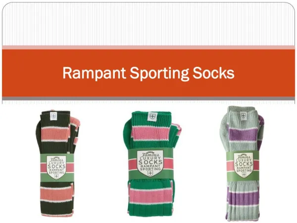 Rampant Sporting Socks