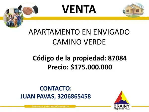 apartamento en envigado camino verde