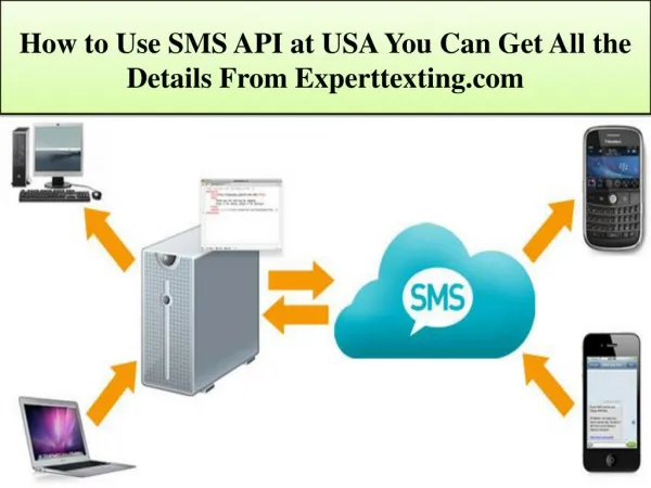 How to Use SMS API at USA You Can Get All the Details From E