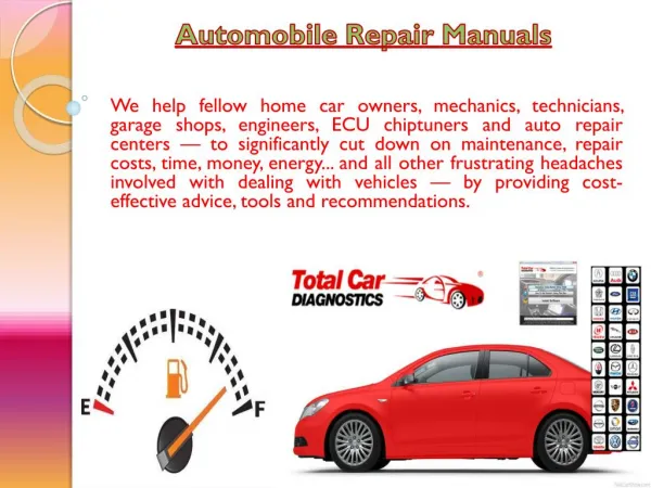 Repair Manuals For Cars