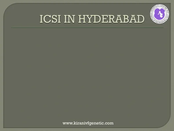 ICSI in hyderabad