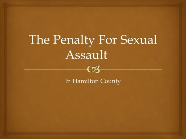 What Is The Penalty For Rape In Hamilton County?