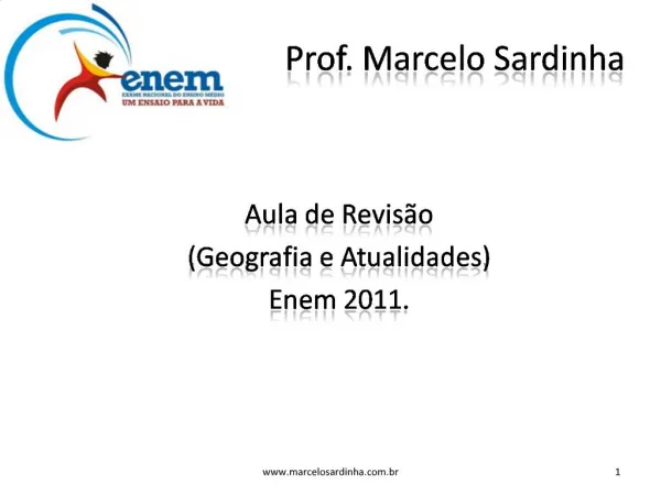 Prof. Marcelo Sardinha