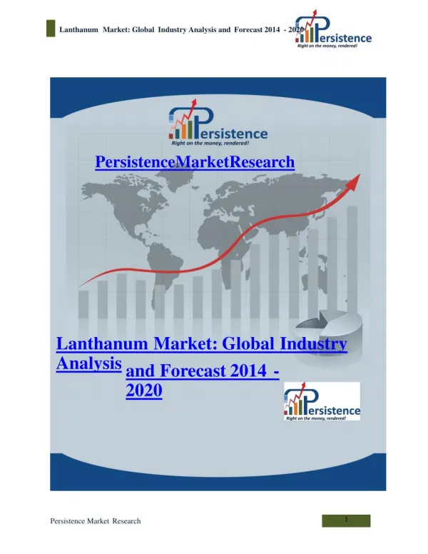 Lanthanum Market: Global Industry Analysis and Forecast 2014