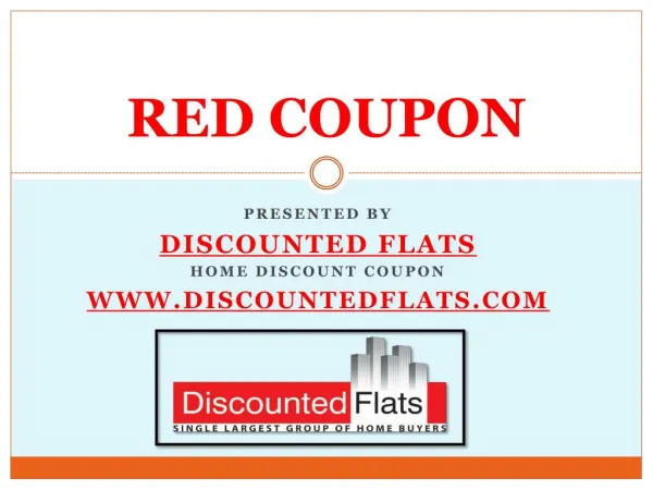 Get Red coupon,Red coupon for discounted homes, Discounted f
