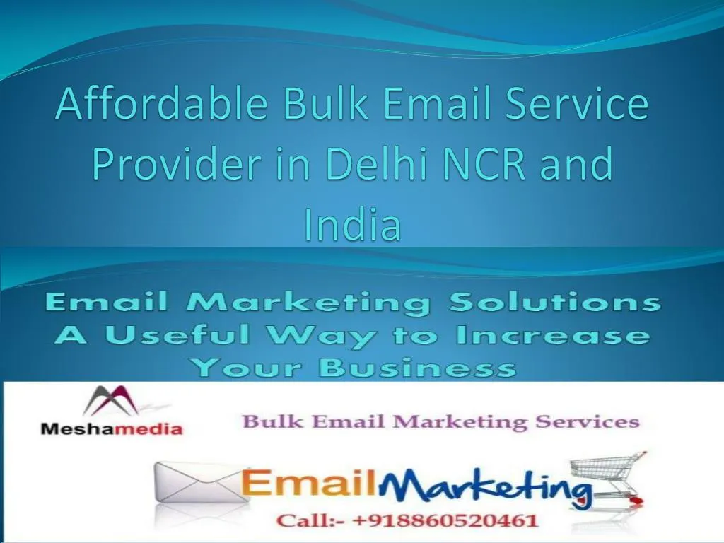 affordable bulk email service provider in delhi ncr and india