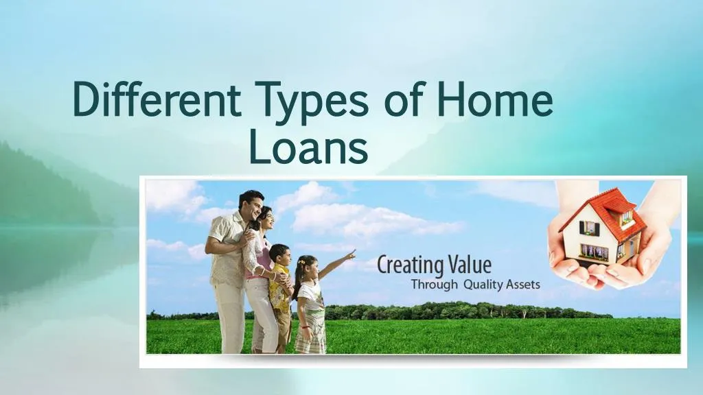 different types of home loans