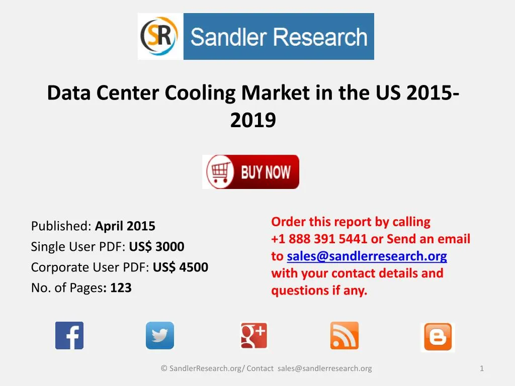 data center cooling market in the us 2015 2019