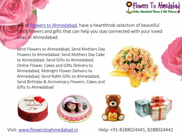 Send Online Flowers to Ahmedabad