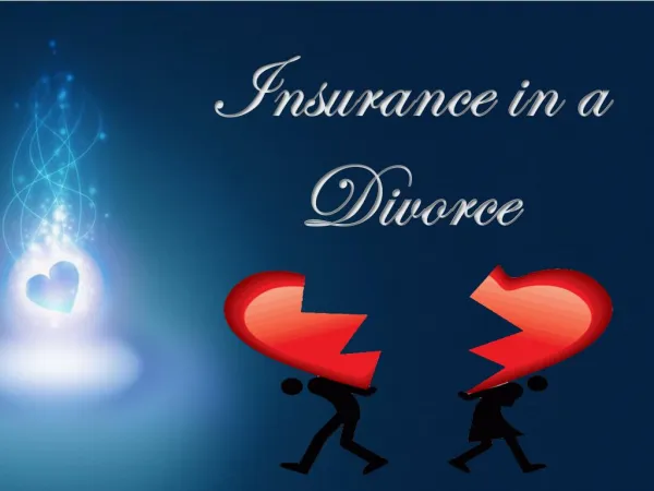 Insurance in a Divorce