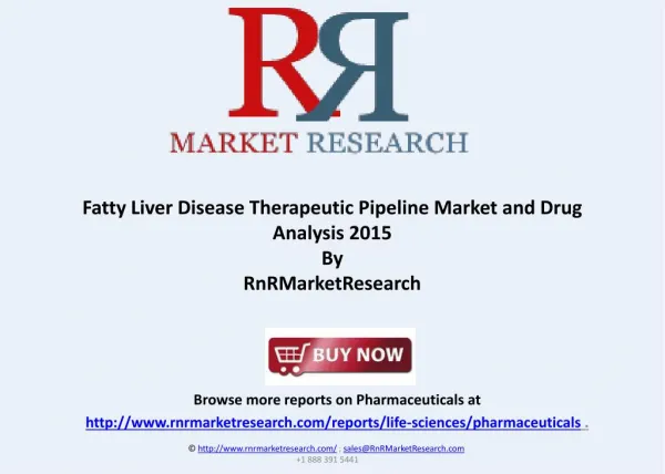 Fatty Liver Disease Therapeutic Development 2015