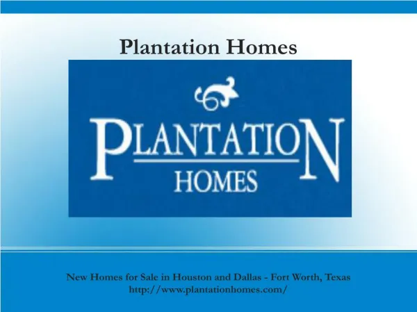 New Homes For Sale in Houston, Dallas and Fort Worth TX