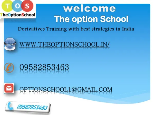 Derivatives Training with best strategies in India