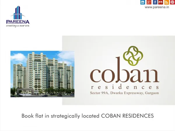 Coban Residences Best 2,3,4 BHK Flats on Dwarka Expressway I