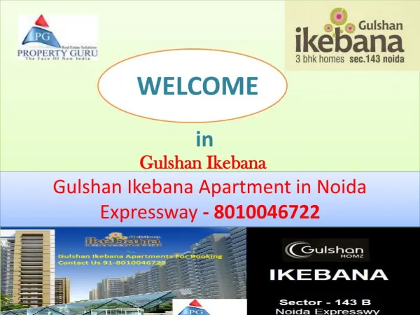Gulshan Ikebana Apartments in Noida Expressway