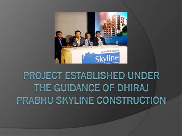 Project established under the guidance of Dhiraj Prabhu