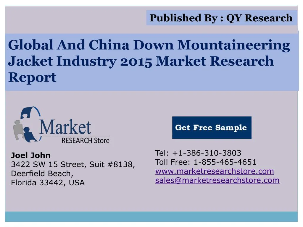 global and china down mountaineering jacket industry 2015 market research report
