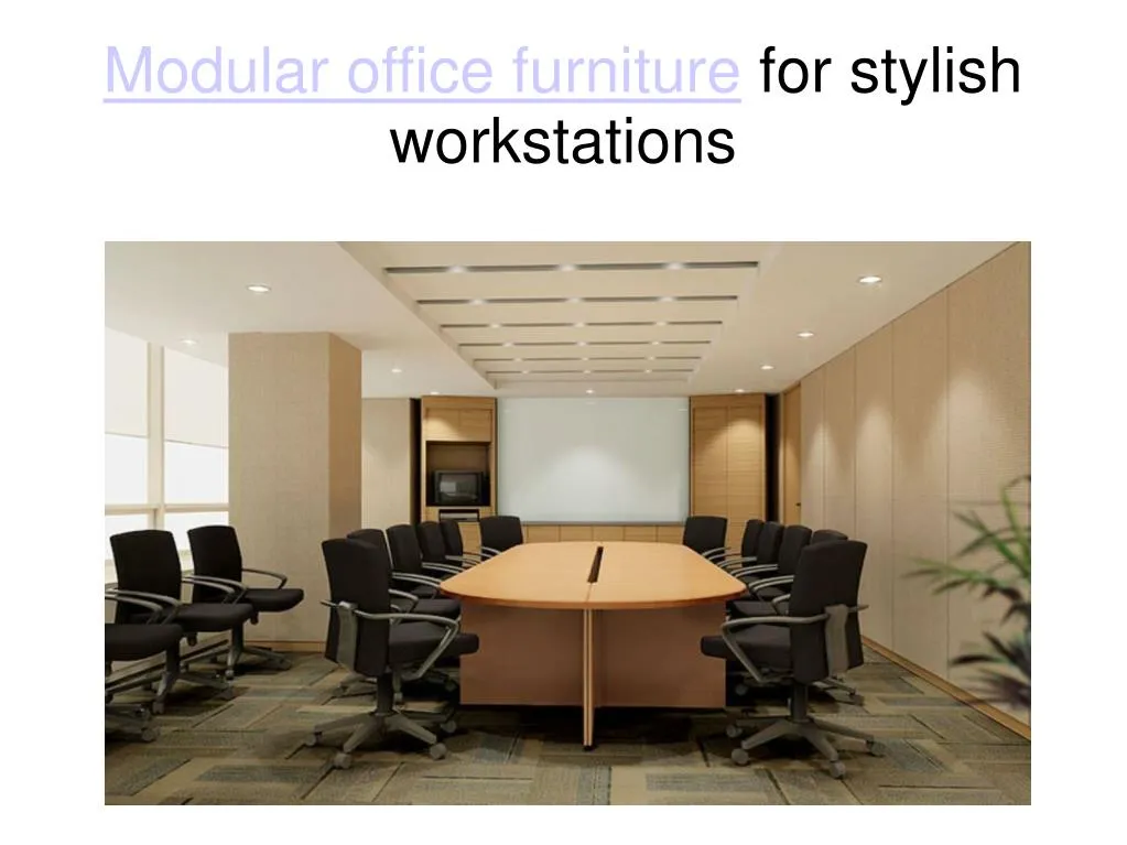 modular office furniture for stylish workstations