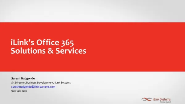 Office 365 Solutions and Services