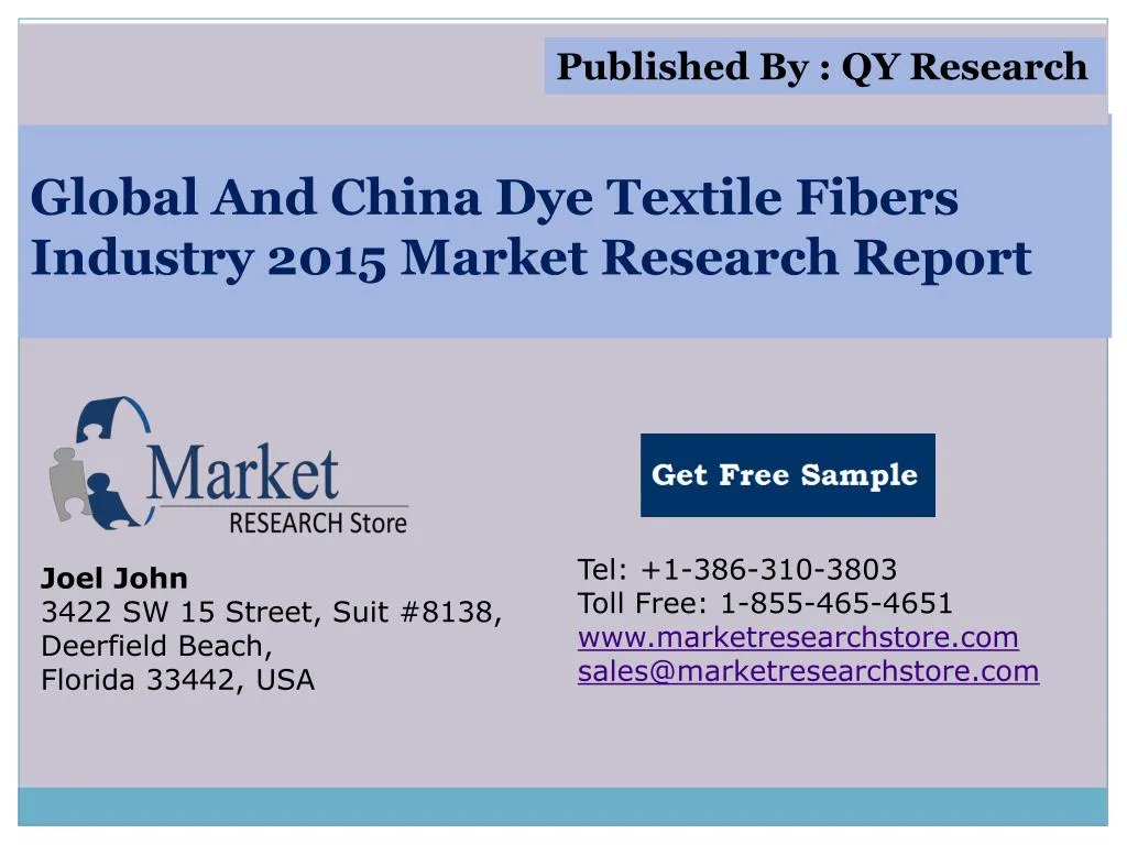 global and china dye textile fibers industry 2015 market research report