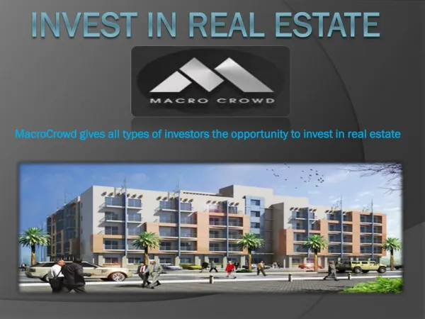 Real Estate Crowdfunding Marketplace
