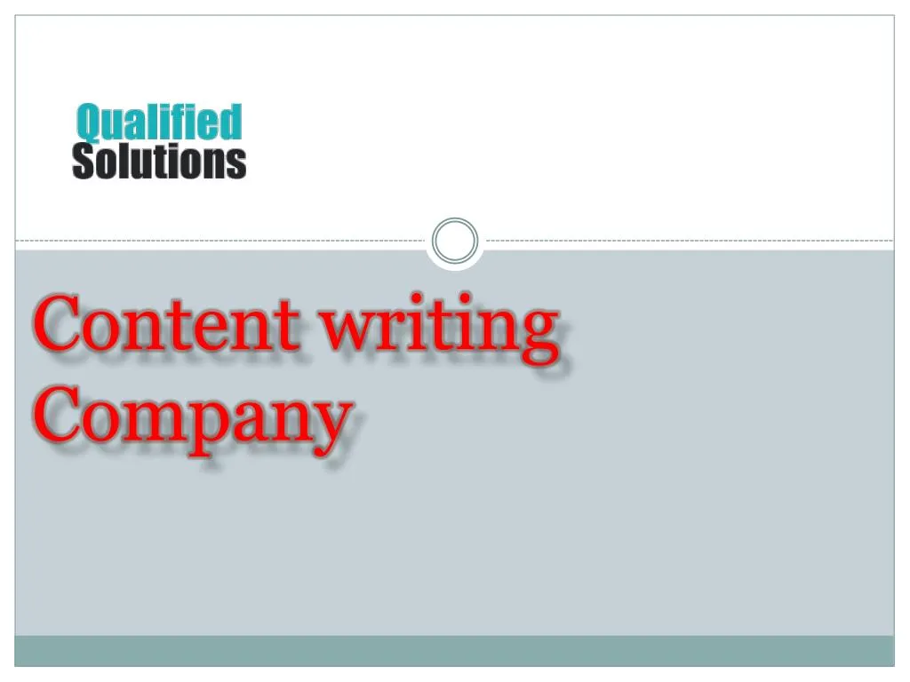 content writing company