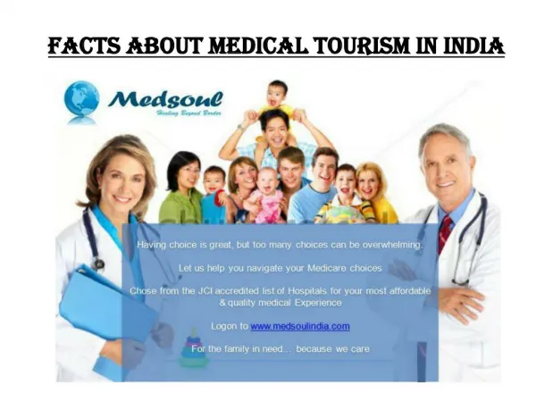 Facts about Medical Tourism in India