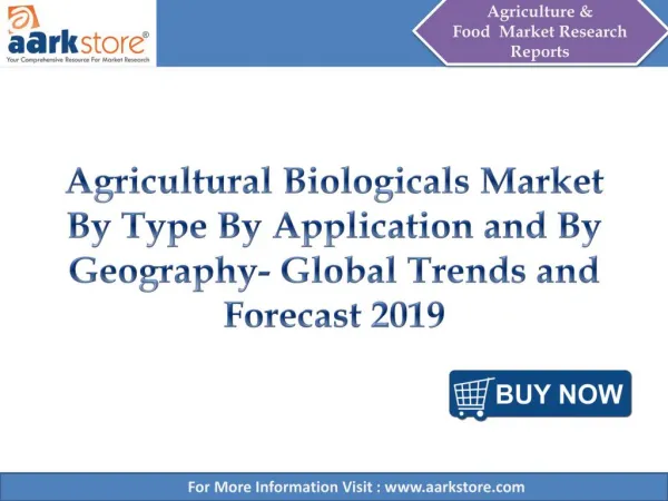 Aarkstore - Agricultural Biologicals Market By Type