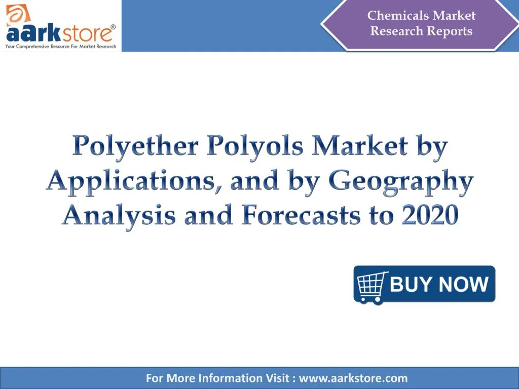 polyether polyols market by applications and by geography analysis and forecasts to 2020