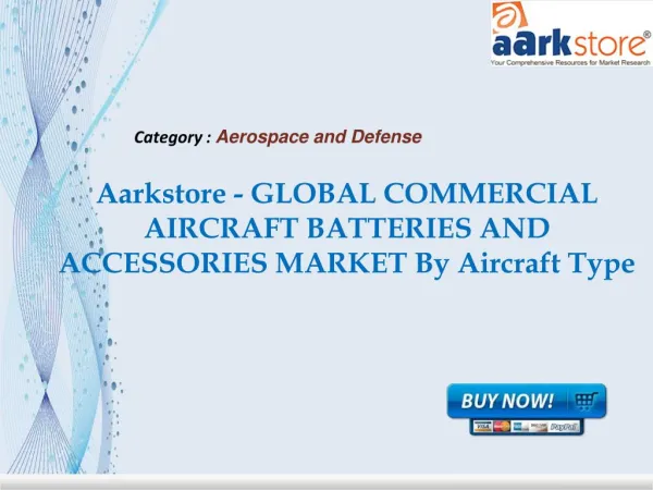 Aarkstore - GLOBAL COMMERCIAL AIRCRAFT BATTERIES